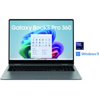 SAMSUNG Laptop Galaxy Book5 Pro 360 / Intel Core Ultra 5 226V, 16.0", 2880x1800, 16GB RAM, 512 GB SSD, Windows 11 Pro, siva